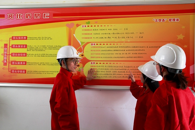 参观党员文化墙 赵明超摄影 参观党员文化墙 赵明超摄影