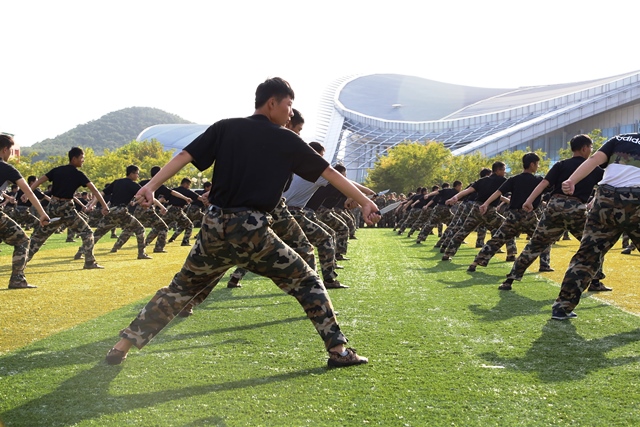 匕首操训练 全运摄影 匕首操训练 全运摄影
