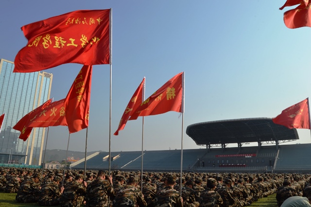 军训动员大会 魏孟吉摄影 军训动员大会 魏孟吉摄影