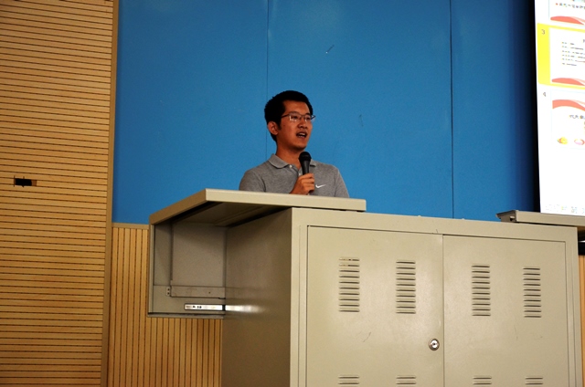 教学办祁传杰老师讲话 刘鑫鑫摄影